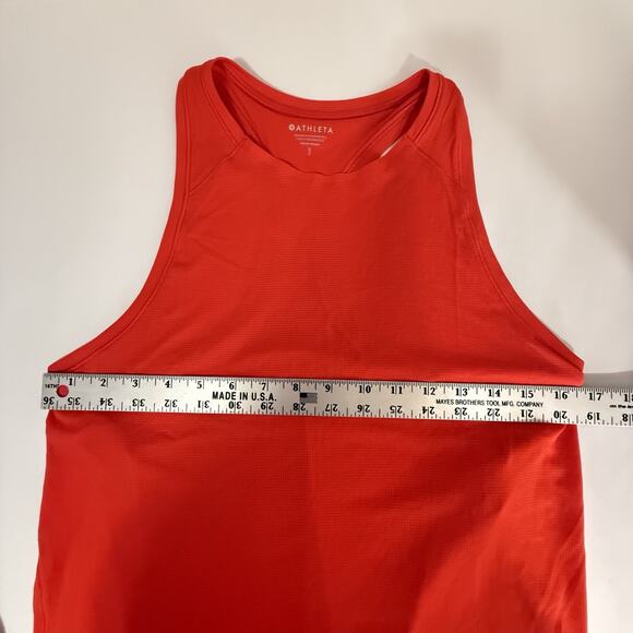 NWOT Athleta Grid Knit Tank Trillium Red WOMENS SIZE SMALL 602644 Summer 2025 - Picture 10 of 10